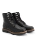 TRAVELIN' Leren boots "Haugesund" zwart