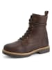 TRAVELIN' Leder-Boots "Kongsmark" in Braun