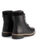TRAVELIN' Leder-Boots "Langdets" in Schwarz