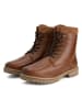 TRAVELIN' Leren boots "Langdets" lichtbruin