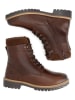 TRAVELIN' Leder-Boots "Langdets" in Braun