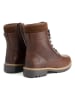 TRAVELIN' Leder-Boots "Langdets" in Braun