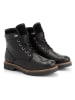 TRAVELIN' Leren boots "Langesund" zwart