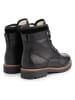 TRAVELIN' Leder-Boots "Langesund" in Schwarz