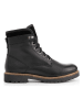 TRAVELIN' Leren boots "Langesund" zwart