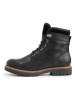 TRAVELIN' Leren boots "Langesund" zwart
