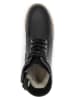 TRAVELIN' Leren boots "Langstrand" zwart