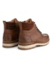 TRAVELIN' Leder-Boots "Levring" in Hellbraun