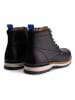 TRAVELIN' Leder-Boots "Malling" in Schwarz
