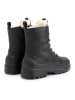 TRAVELIN' Leren boots "Moraine" zwart