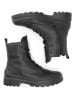 TRAVELIN' Leren boots "Moraine" zwart