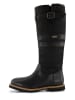 TRAVELIN' Leder-Stiefel "Norway" in Schwarz