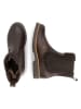 TRAVELIN' Leder-Chelsea-Boots in Braun