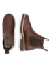 TRAVELIN' Leder-Chelsea-Boots in Braun