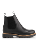 TRAVELIN' Leren chelseaboots "Rosseland" zwart