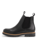 TRAVELIN' Leren chelseaboots "Rosseland" zwart