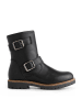 TRAVELIN' Leren boots "Skellerup" zwart
