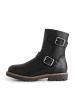 TRAVELIN' Leren boots "Skellerup" zwart