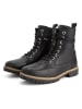 TRAVELIN' Leren boots "Trongsberg" zwart