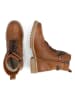 TRAVELIN' Leren boots "Trongsberg" lichtbruin