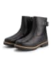TRAVELIN' Leder-Boots "Tingvoll" in Schwarz