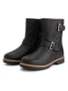 TRAVELIN' Leder-Boots in Schwarz