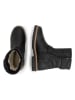 TRAVELIN' Leren boots zwart