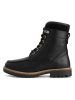 TRAVELIN' Leren boots "Tronstad" zwart