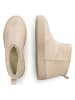 TRAVELIN' Leren boots beige