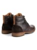 TRAVELIN' Leren veterschoenen bruin