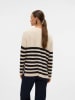 Vero Moda Pullover in Beige/ Schwarz