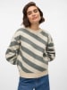 Vero Moda Pullover in Türkis/ Beige