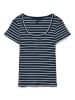 Vero Moda Shirt "Sea" donkerblauw/ wit