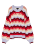 Vero Moda Sweter w kolorze czerwono-lawendowym
