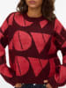 Vero Moda Sweter w kolorze bordowym