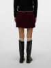 Vero Moda Plissérok bordeaux rood