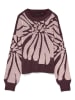 Vero Moda Sweter w kolorze bordowym
