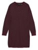 Vero Moda Jurk auberginekleurig/zwart