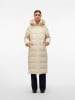 Vero Moda Doorgestikte mantel beige