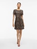 Vila Kleid in Beige/ Braun