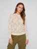 Vila Pullover in Creme