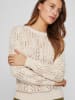 Vila Pullover in Creme