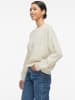 Vila Sweatshirt in Creme