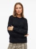 Vila Sweatshirt in Schwarz