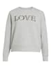 Vila Sweatshirt in Grau