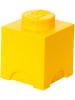 LEGO Opbergbox "Brick 1" geel - (B)12,5 x (H)18 x (D)12,5 cm