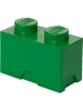 LEGO Opbergbox "Brick 2" groen - (B)25 x (H)18 x (D)12,5 cm