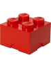 LEGO Opbergbox "Brick 4" rood - (B)25 x (H)18 x (D)25 cm