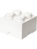 LEGO Aufbewahrungsbox "Brick 4" in Weiß - (B)25 x (H)18 x (T)25 cm