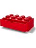 LEGO Pojemnik "Brick 8" w kolorze czerwonym z szufladami - 32 x 16 x 12 cm